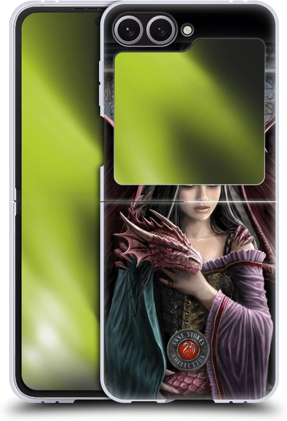 Head Case Designs Officially Licensed Anne Stokes Soul Mates Dragon Friendship Hard Back Case Compatible With Samsung Galaxy Z Flip6