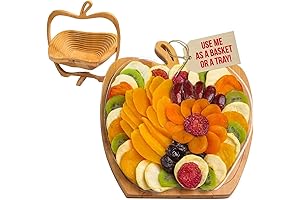 Bonnie & Pop Dried Fruit Gift Basket - Gourmet Healthy Snack Box for Anniversary
