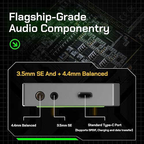 Miniatura 6 de HiBy Reproductores de MP3 y MP4 R4 Spotify con Bluetooth y WiFi 4 vías HiFi DAP Android 12 OS 0.138 in PO+0.173 in Bal 32G+2TB Memoria escalable