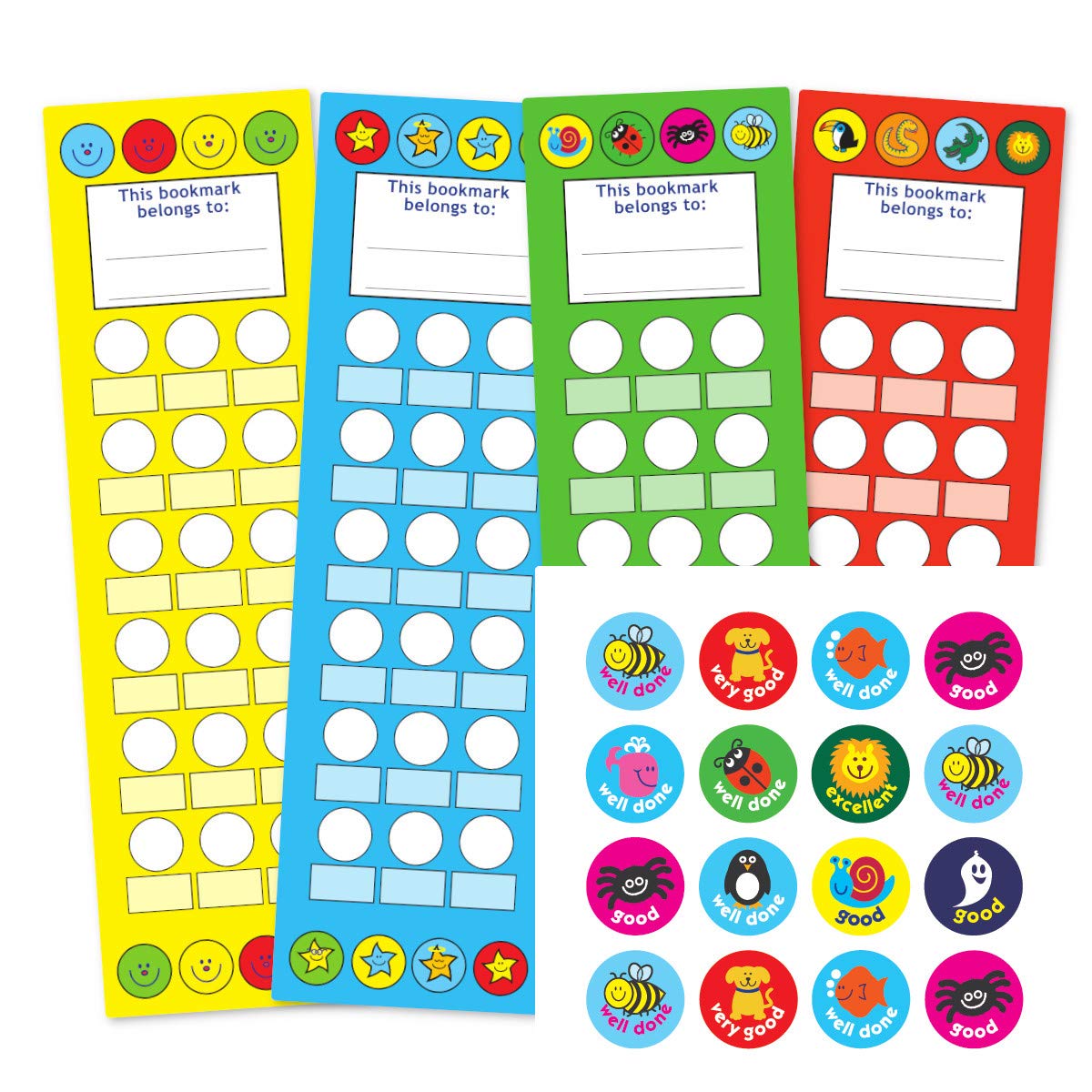 The Sticker Factory Reward Bookmarks and Stickers Pack