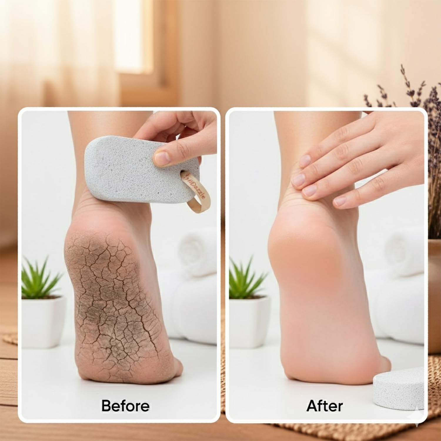Midazzle Capsule Shaped Pumice Stone (White) 4