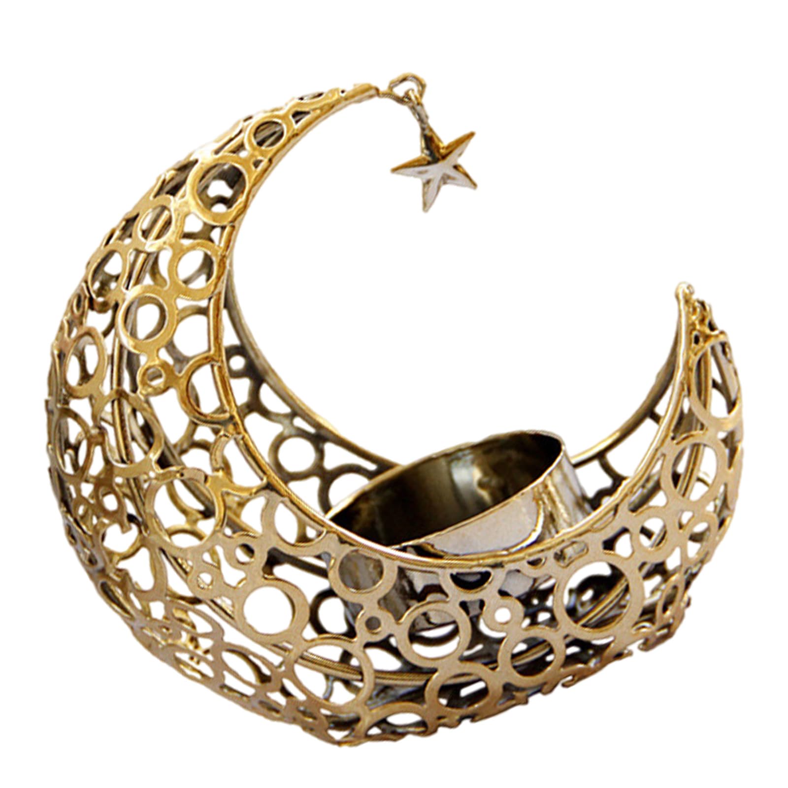 Buxuaaaa Shaped Holder Tealight Holder Metal Stand Candlestick for Christmas Dining Wedding Home Decors