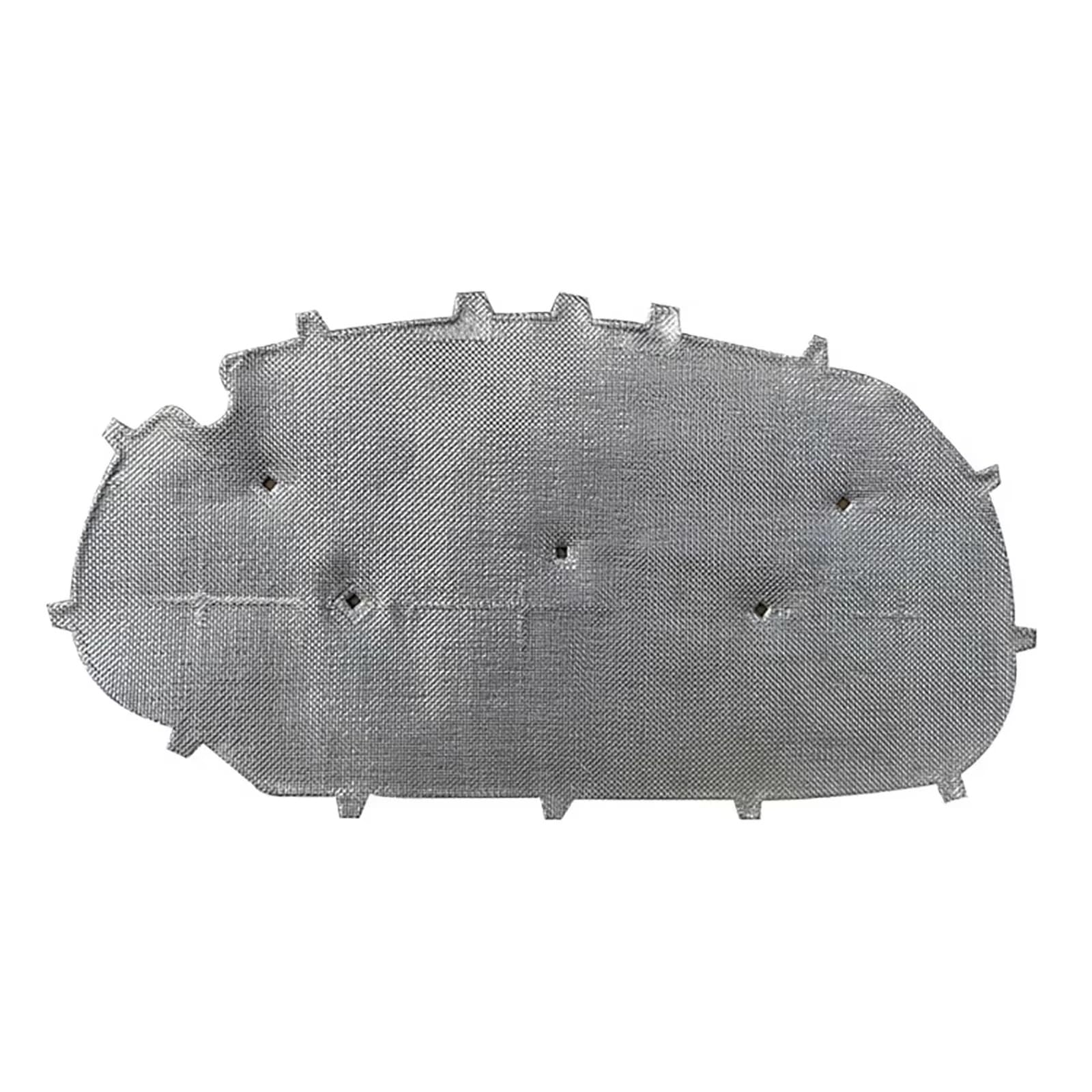 Mzbcusdio Gray Acoustic Engine Cover Compatible With Vw For Golf 6 For Gti 2009 2010 2011 2012 2013 2014 Car Engine Soundproof Cotton With Buckle Reduce Noise Insulation Pad