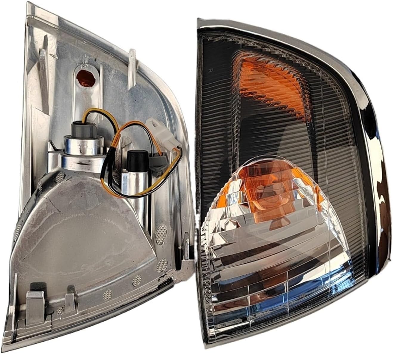 A Pair Car Front Turn Signal Light Corner Lamp Compatible with Toyota Hiace Regius KCH40G KCH41 KCH46 RCH46 RCH47W 1KZTE 1997 1998 1999(RHD 5PCS)