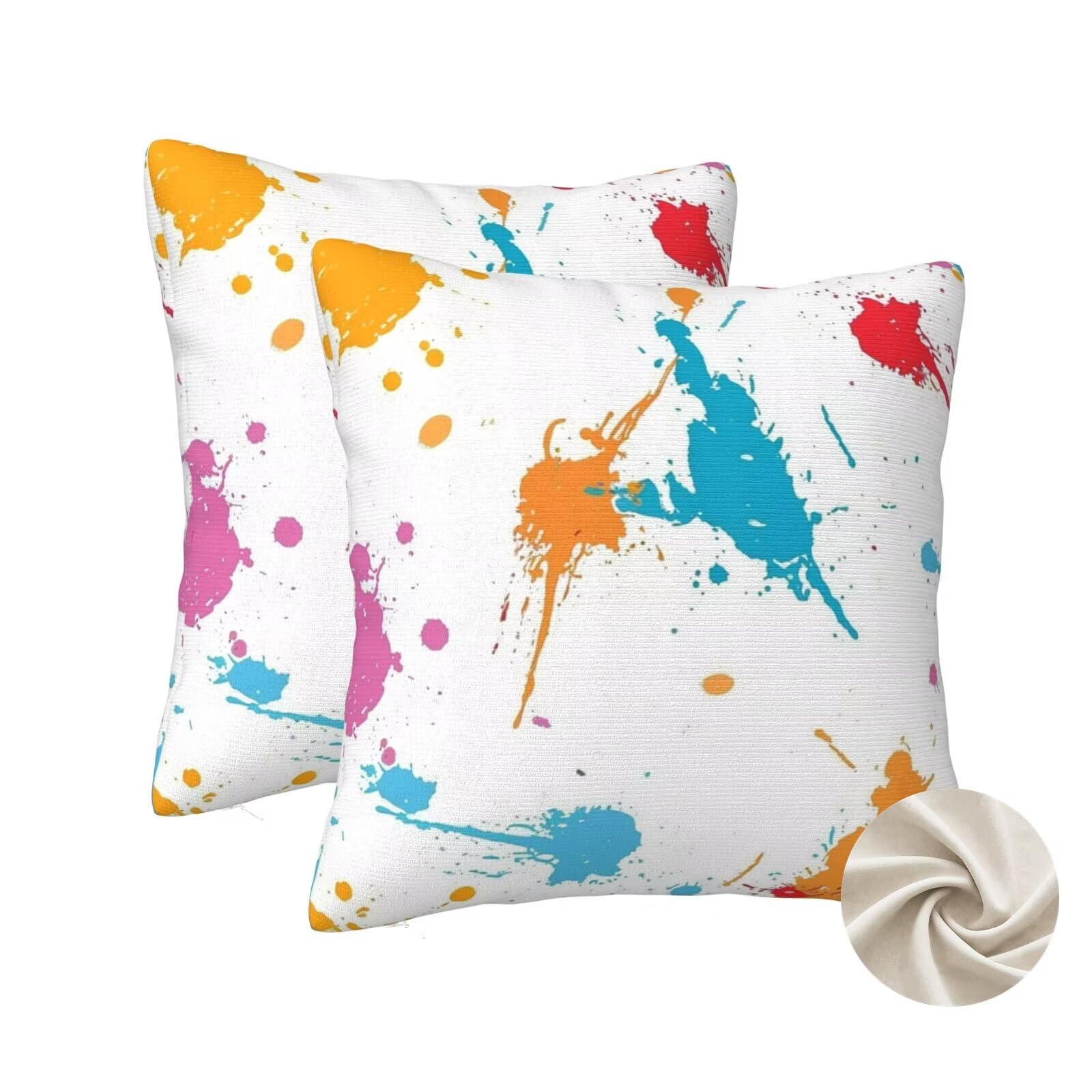 Housse de coussin peinture déco chambre et salon pour un espace cosy zt158