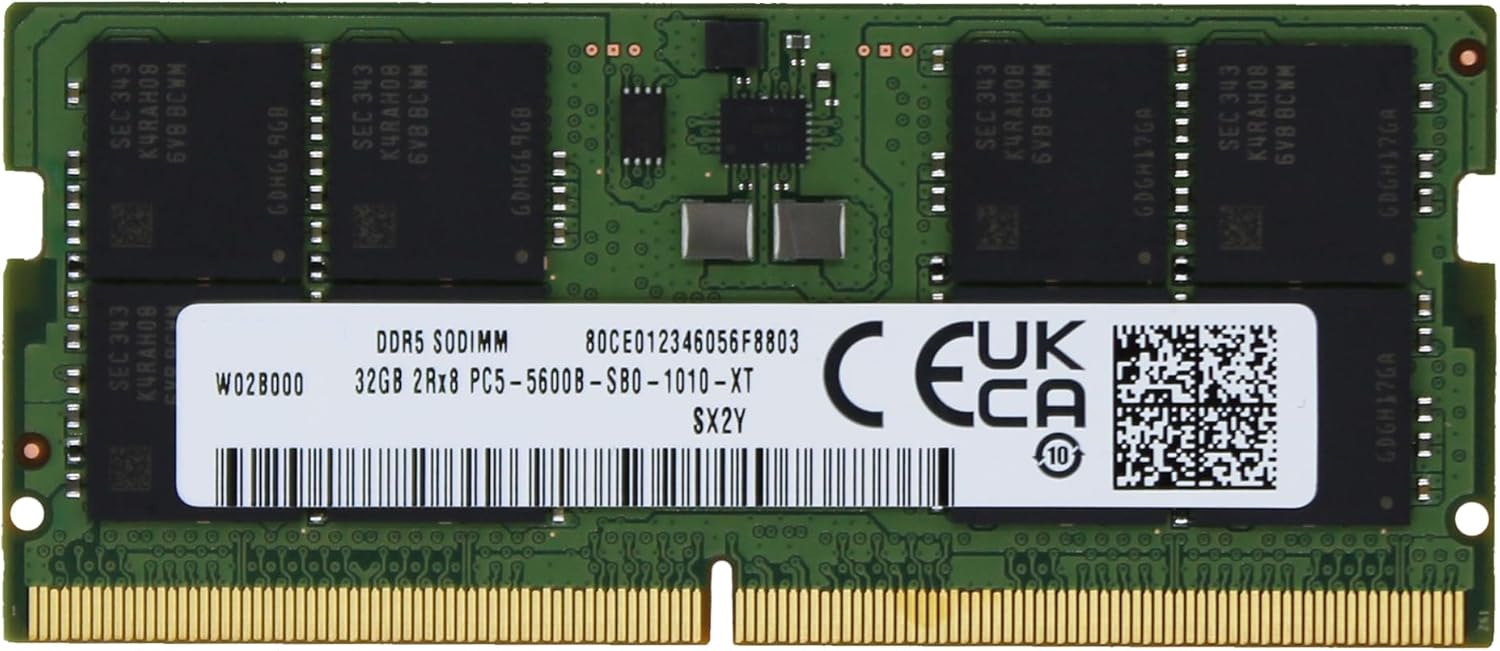 Factory Original 32GB (1x32GB) Compatible for ASUS ROG G22CH Gaming Desktop DDR5 5600MHz PC5-44800 SODIMM 2Rx8 CL46 1.1v PC Computer Memory Module Upgrade RAM Adamanta