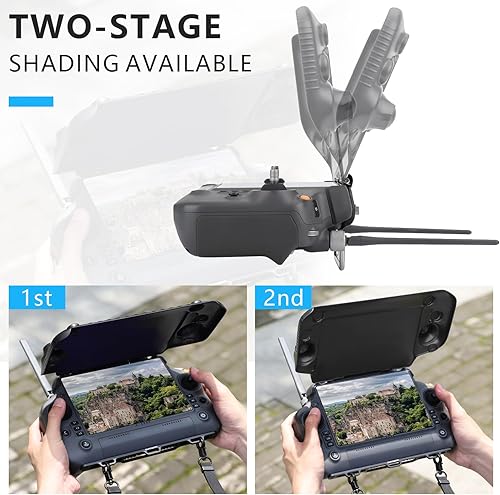 Miniatura 3 de FPVtosky Funda protectora 3 en 1 DJI RC Plus + protector de pantalla RC Plus + paquete de cordón RC Plus, compatible con DJI Inspire 3DJI Agras T20P