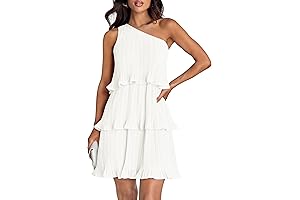 Women's Chic White Vacation Dresses