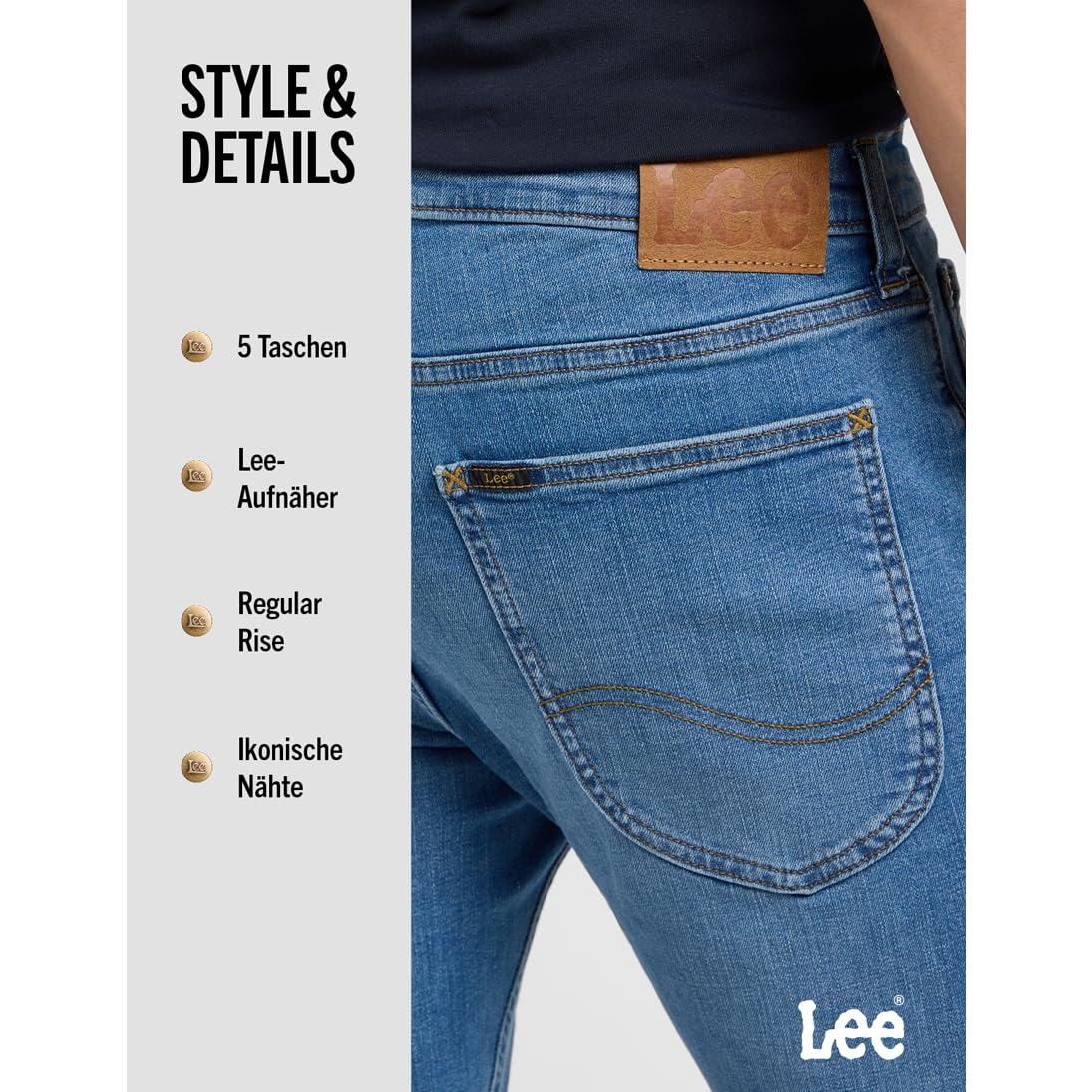 Lee Herren-Jeans Luke – Bild 6