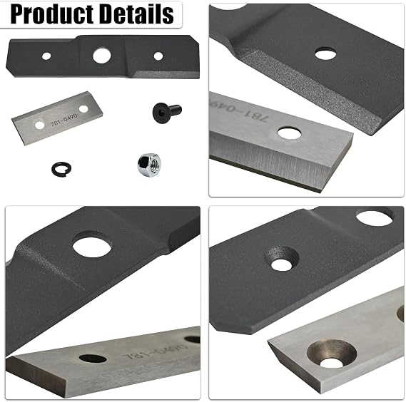 Shredder Chipper Blade Kit 781-0490 742-0571 for Craftsman Troy-Bilt MTD