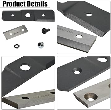 Shredder Chipper Blade Kit 781-0490 742-0571 for Craftsman Troy-Bilt MTD