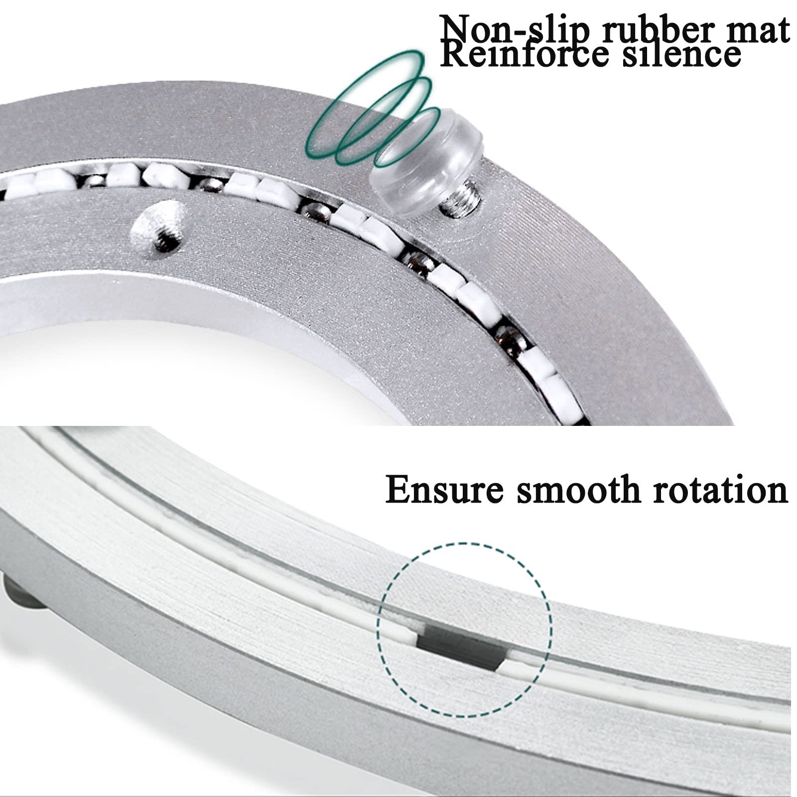 WORDFUN Tafel Lager Voor Luie Susan Lager Draaibare Plaat Hardware