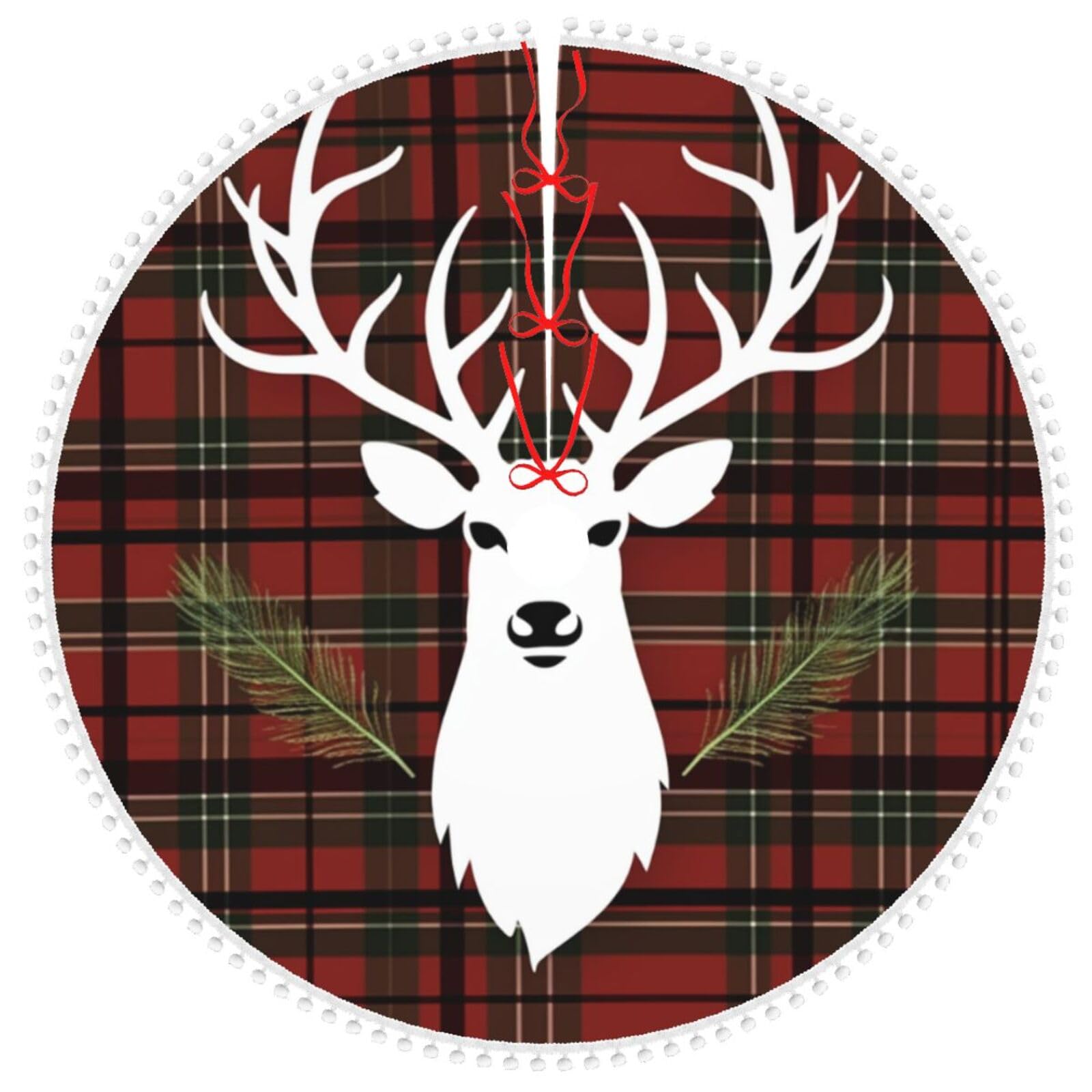 Jupe de sapin de Noël tartan pour réchauffer vos soirées au coin du feu