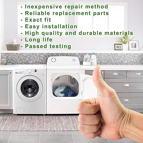 Miniatura 8 de HQRP Paquete de 2 pomos de control de temporizador de lavadora compatibles con GE General Electric Hotpoint WH01X10310 AP3994965 PS1482286 175D3296