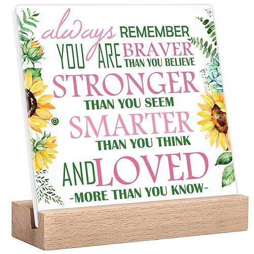 Inspirational Gifts For Women Office Desk Decor Motivational Quotes Signs