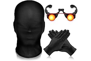 3 Pcs Halloween Glowing Grim Reaper Costume Accessories Set For Adult Masquerade Party