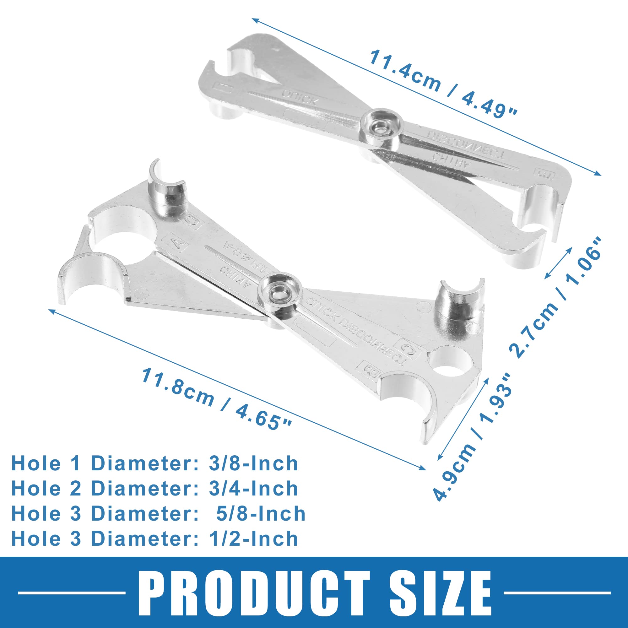 Kit Outils De Déconnexion Pour Lignes Carburant Et Climatisation Auto - Démonte Raccords Rapides - 3