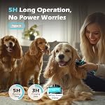 Dog Clippers for Grooming with 5-in-1 Blade, Dog Grooming Kit Cordless Rechargeable Cat Hair Trimmer Detachable Stainless Steel Blade Pet Shaver for Small Puppy Cat Paw Face Head Body