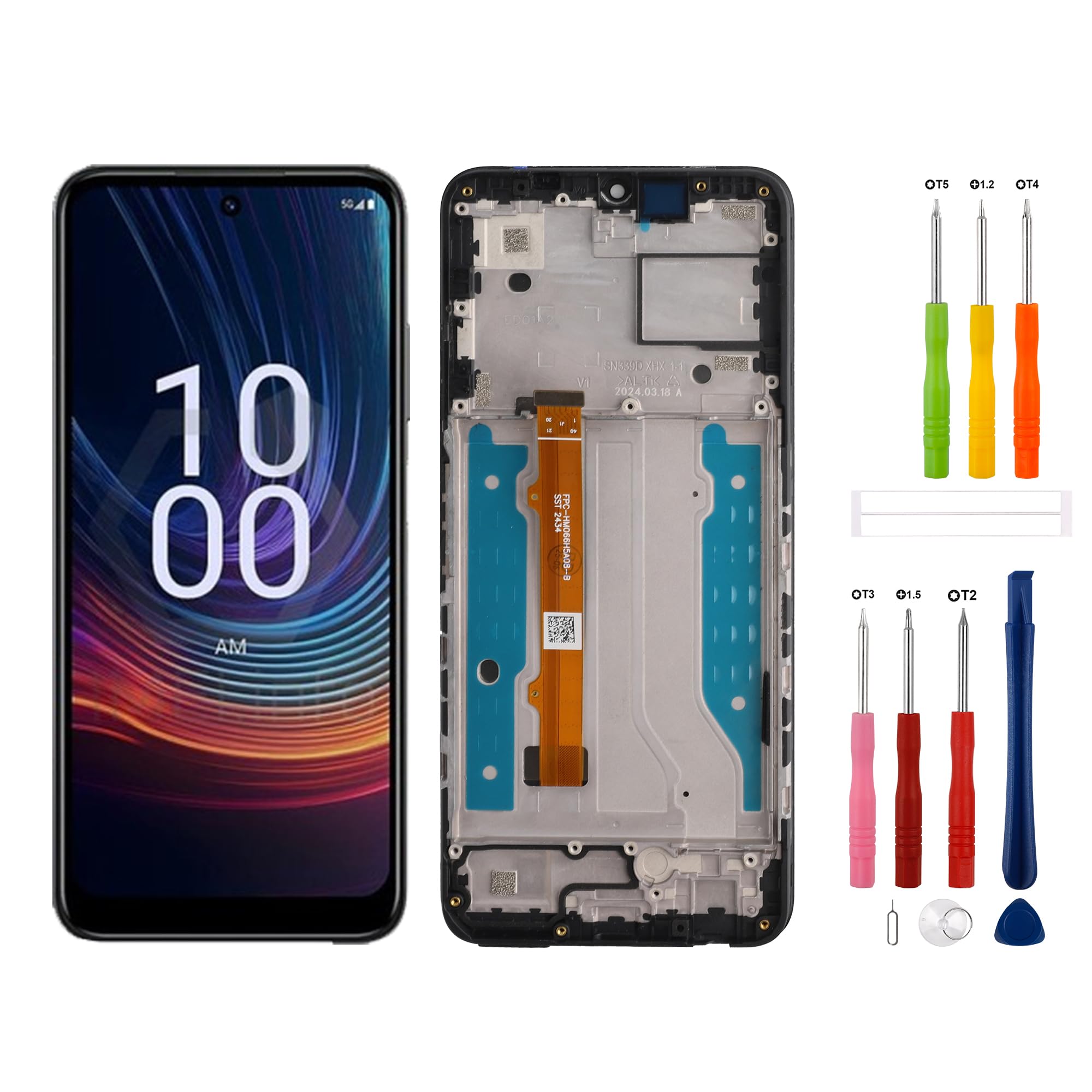 Réparer un écran Celero 5G 2024 cassé avec le kit LCD tactile SN339D - 8