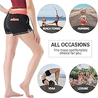 Vista 5 de Bañadores Trunks de Secado Rápido para Mujer Shorts Deportivos de Tabla con Forro Interior de Calzoncillos Suaves