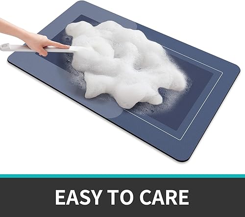 Miniatura 8 de Juego de 3 alfombras de baño con tapetes para inodoro en forma de U, antideslizantes, absorbentes de agua, tapetes de baño de goma para bañera,