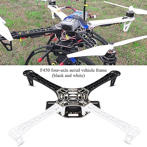 Miniatura 6 de Quadcopter FPV - Kit de marco de dron, kit de marco de dron, accesorio RC placa PCB integrada, 17.7 pulgadas para DJI F450 Quadcopter Kit de marco,