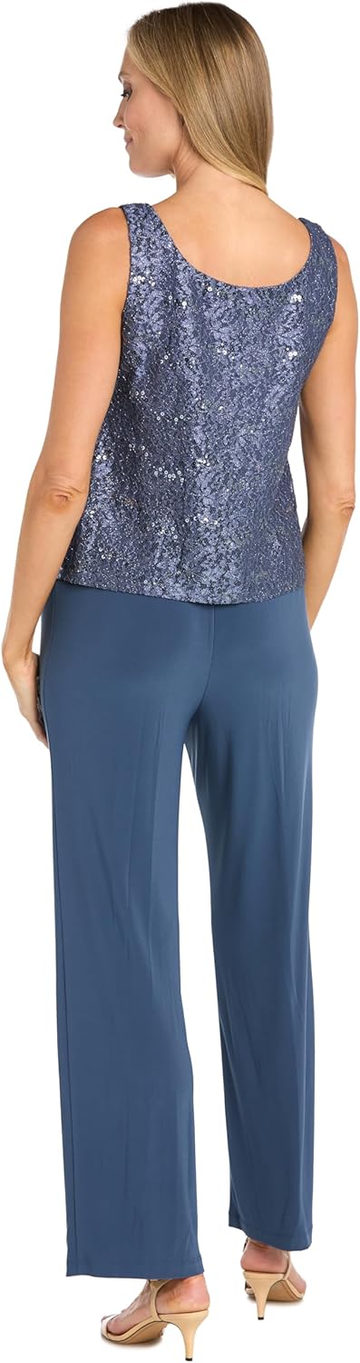 R&M Richards Womens Elegance De Nuit Pant Set - Image 4