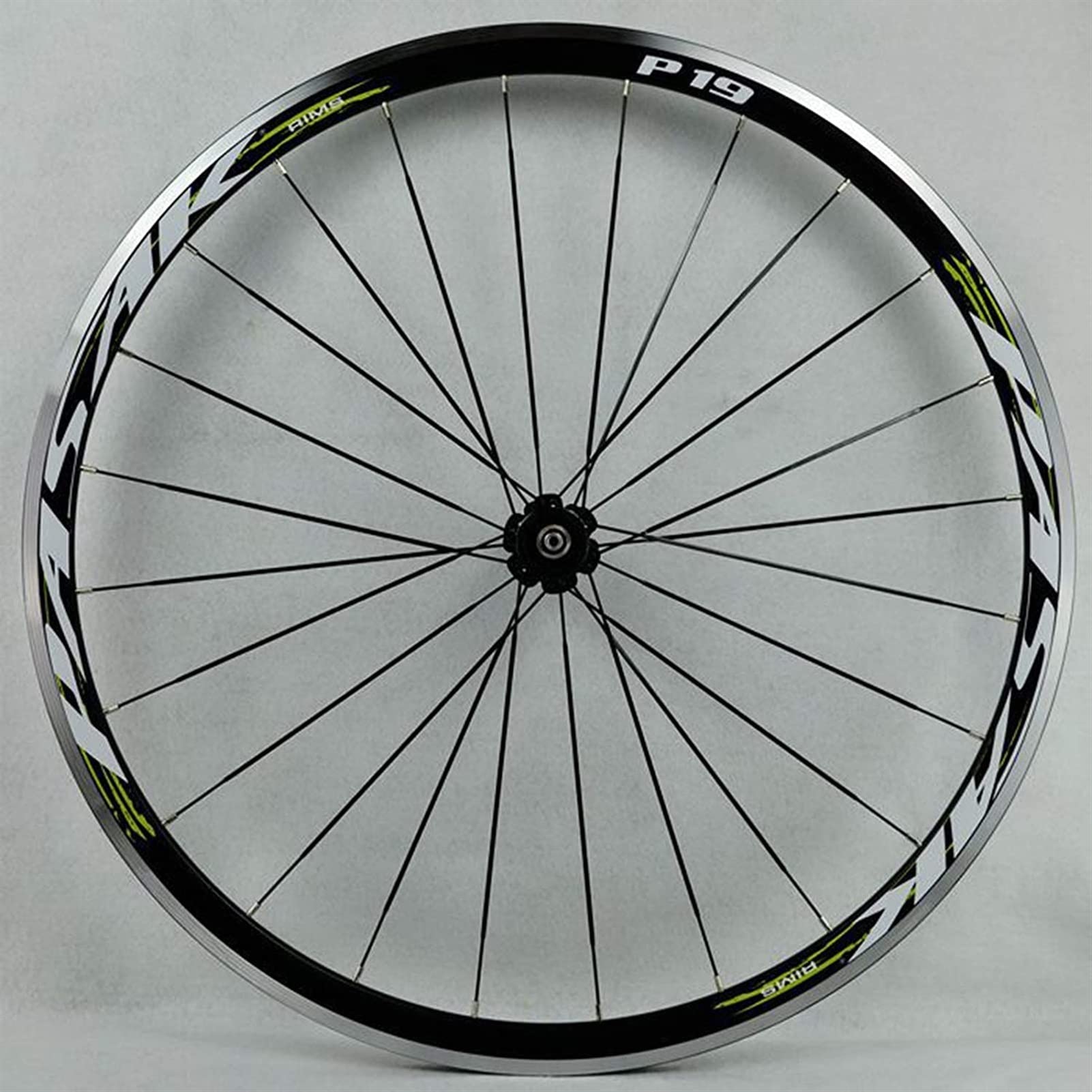 Juego de Ruedas de Bicicleta de Carretera 700C, Rueda Trasera Delantera de Bicicleta de liberación rápida Cubo de Aluminio Freno C/V Cassette de Volante de 11 velocidades Juego de Ruedas de