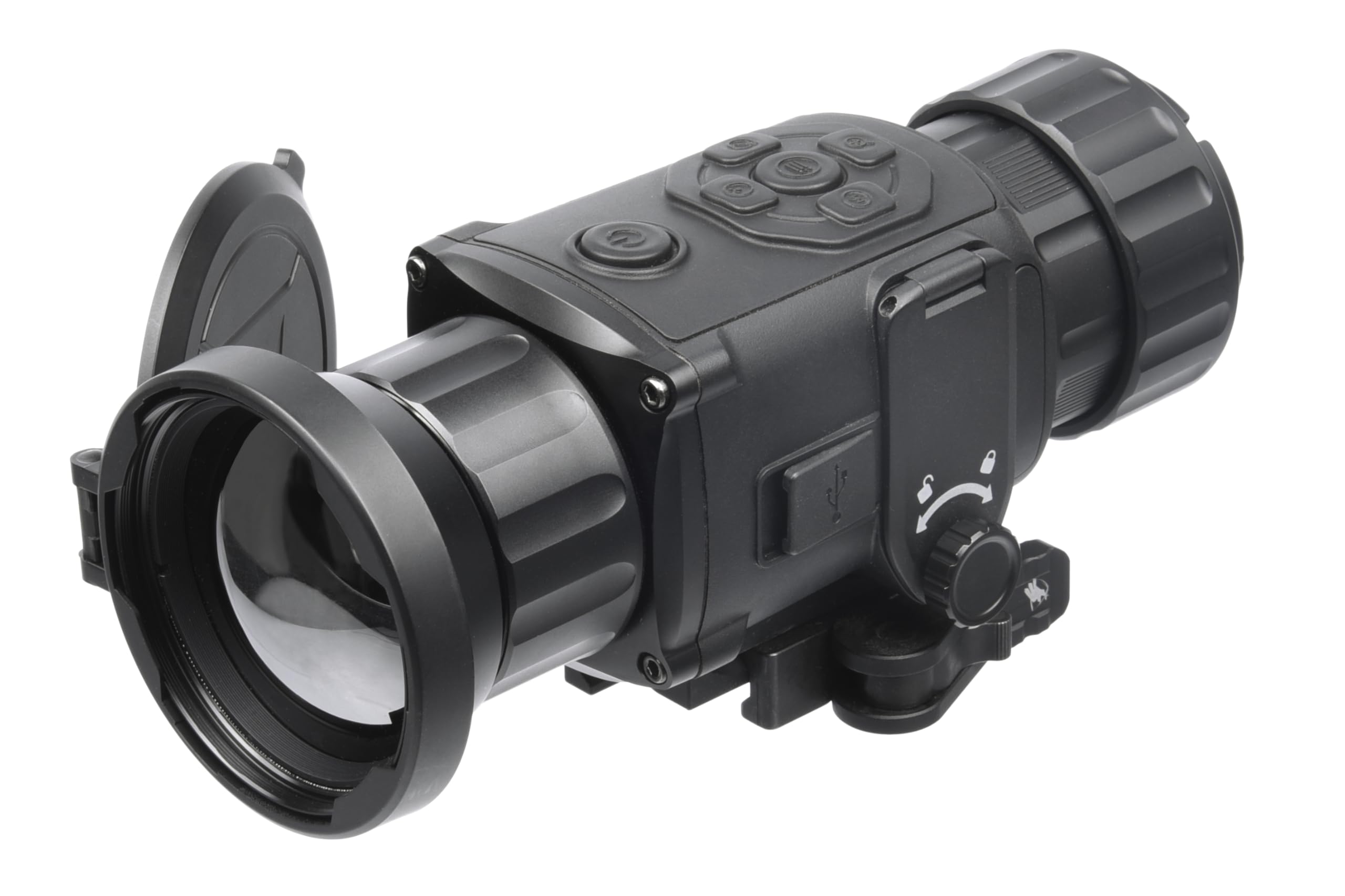 AGM Global Vision REFURBISHED Rattler TC50-640 Thermal Imaging Clip-On 12 Micron, 640x512 Thermal Resolution, 50mm Lens; Quick Conversion of Daytime Optics into Thermal Imaging Scope