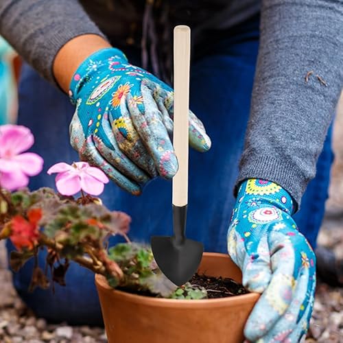 Miniatura 7 de Herramienta de jardinería 9 piezas, rastrillo de pala, herramientas de plantación para tareas de jardín, equipo de horticultura compacto y versátil