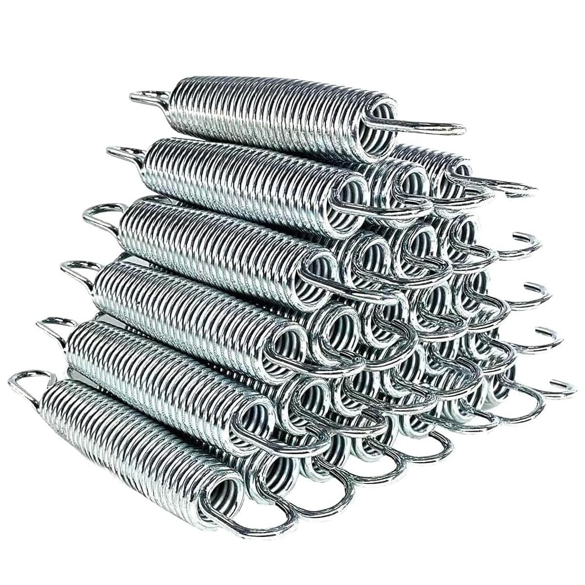 50pcs Trampoline Springs 5.5Inch Heavy Duty Galvanized Steel High Tensile Replacement Kit with T-Hook,Trampoline Accessories,Universal Trampolines Spring Tool