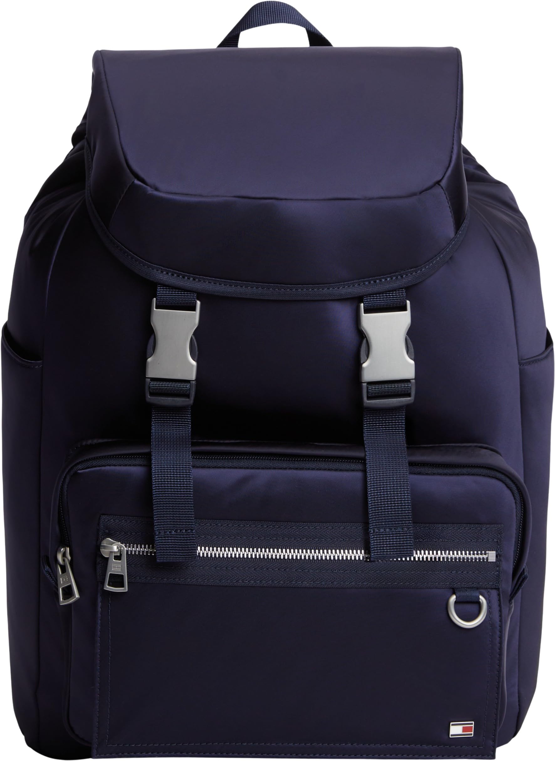 Tommy Hilfiger Men's Th Travel Backpack AM0AM14105 Backpack, BLUE (Space Blue), One Size