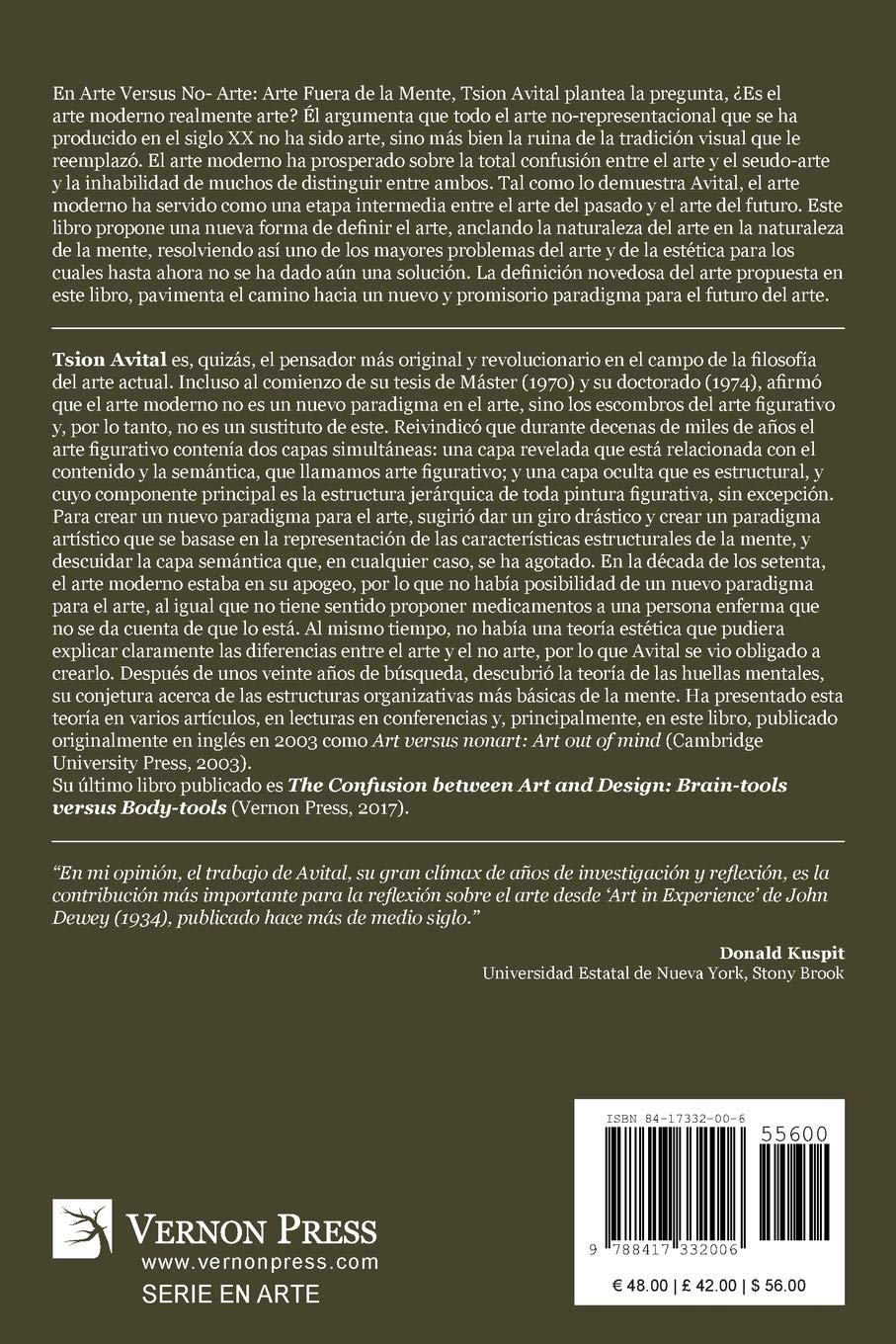 Arte vs. No-Arte: Arte fuera de la mente (Serie En Arte)