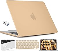 Vista 14 de TWOLSKOO Compatible con funda para MacBook Air M4 de 15 pulgadas versión 2025-2023 M4 A3241 M3 A3114 M2 A2941, carcasa rígida de plástico