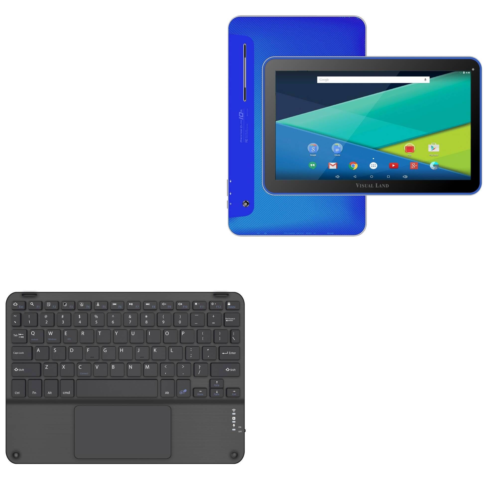 Amazon.com: BoxWave Keyboard Compatible with Visual Land Prestige