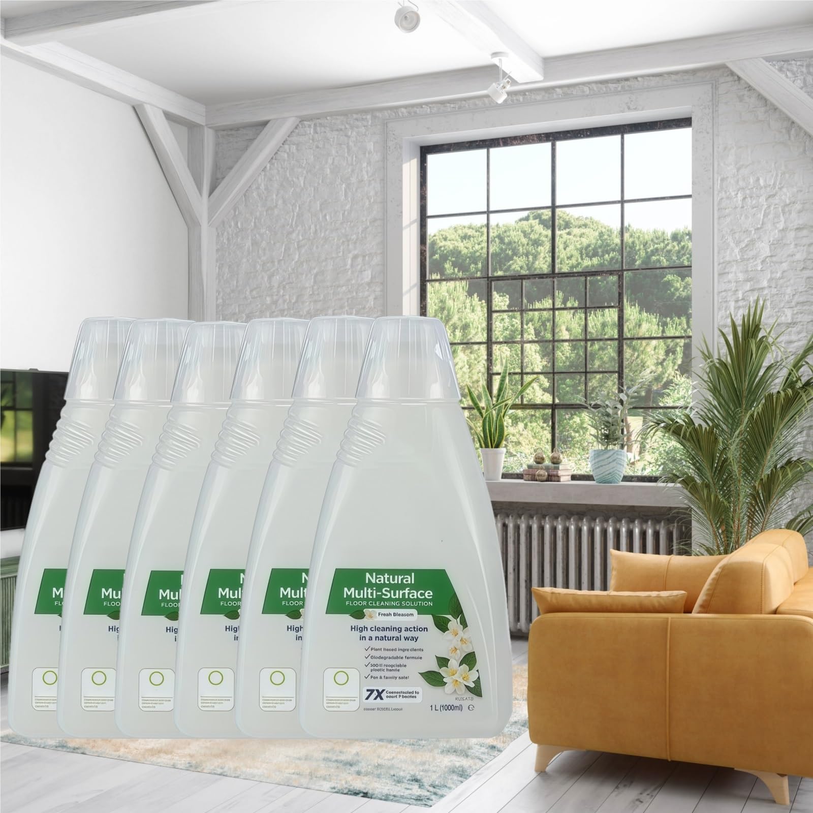 Nettoyant Pour Sols 1L Compatible Avec BISSELL Solution De Nettoyage De Sols Multi-surfaces