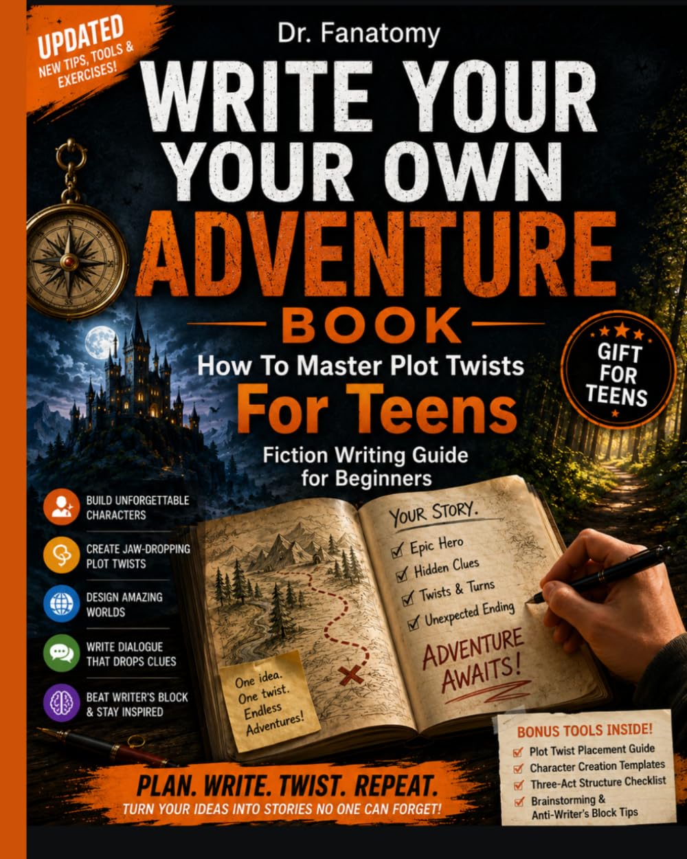 Write Your Own Adventure Book: How to Master Plot Twists for Teens: Fiction Writing Guide for Beginners (Young Writer)