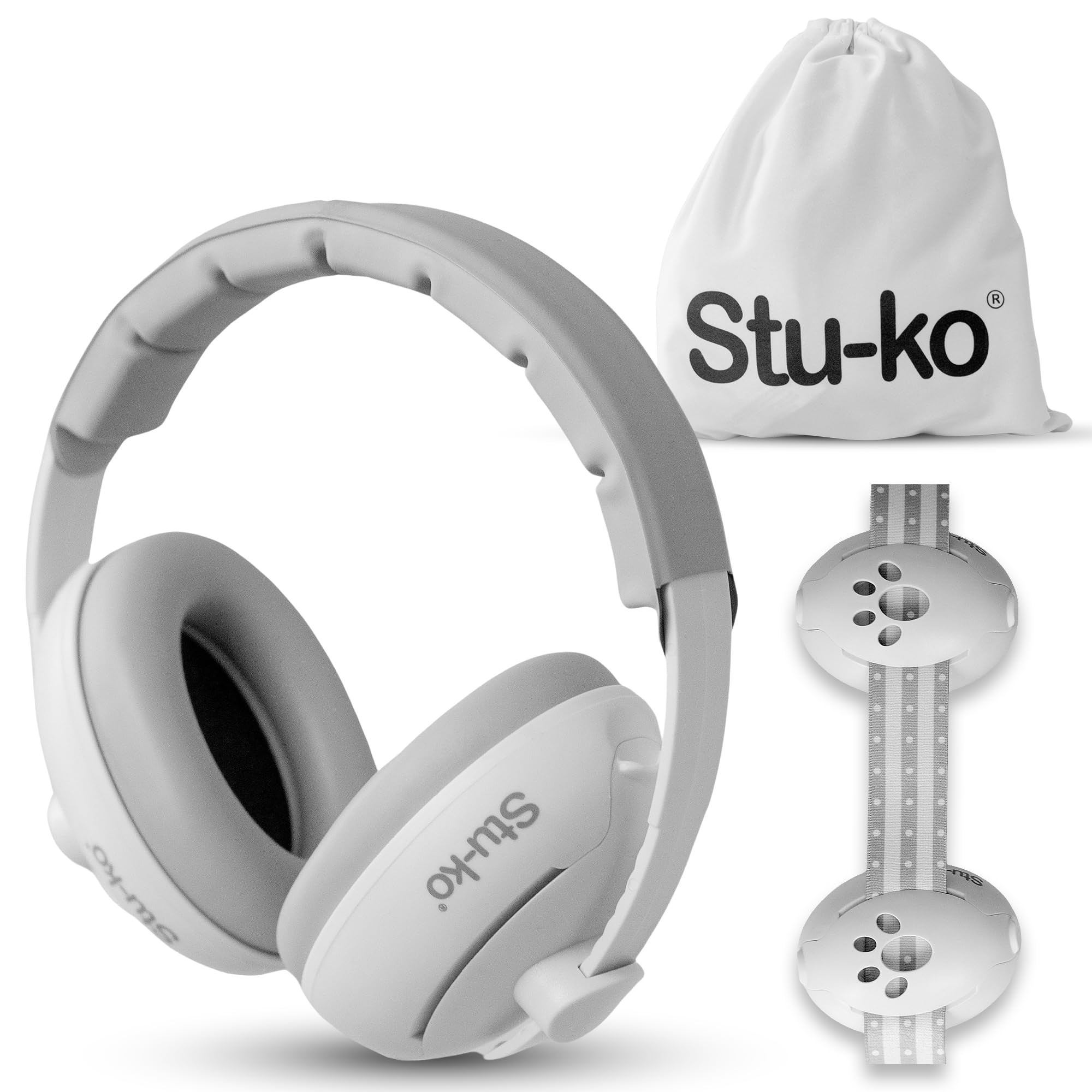 cascos bebe antiruido - 2 en 1 - para bebés - niños pequeños - bebés de 3 meses a 4 años - protectores ruido bebes - protector auditivo niño - auriculares auditivos- banz orejeras baby