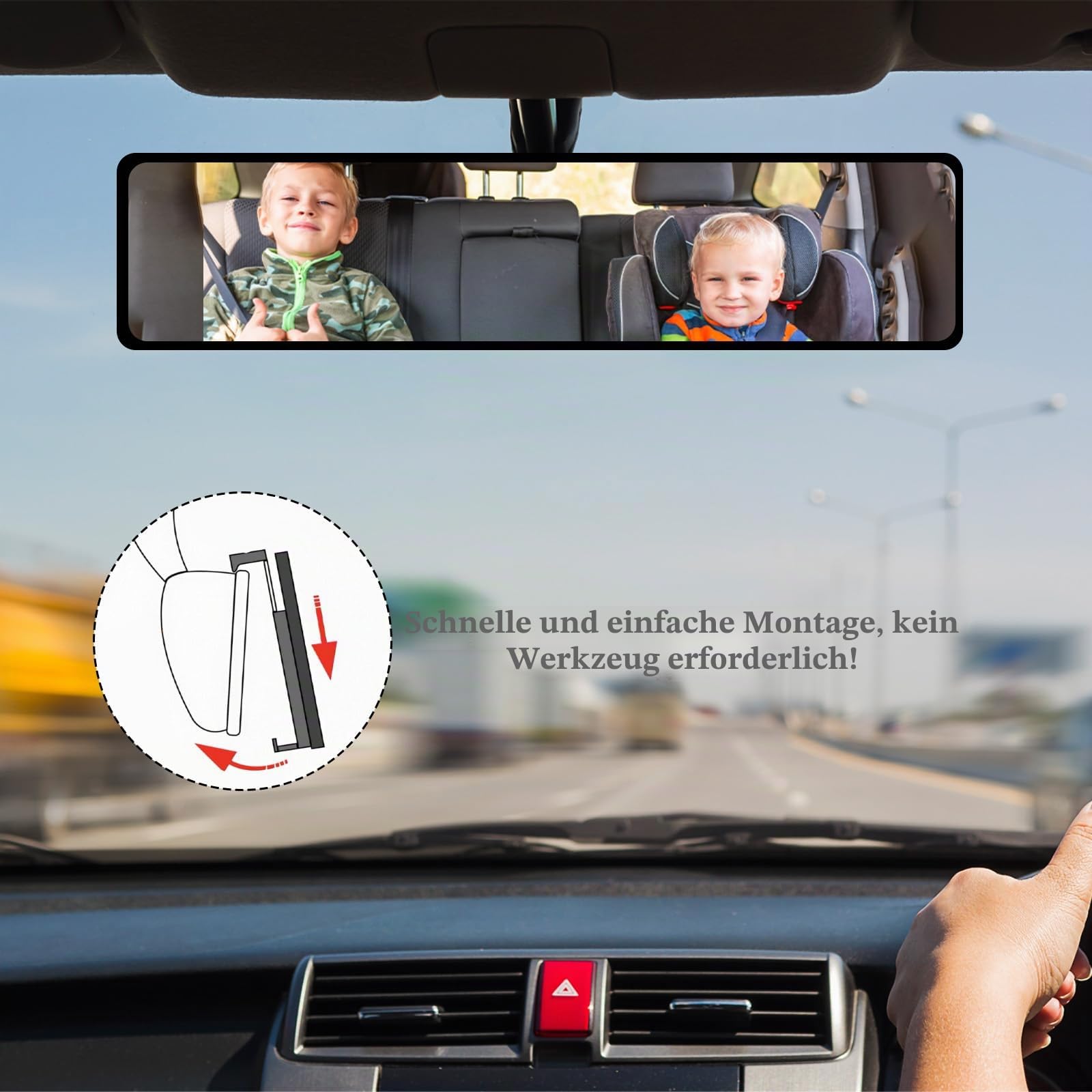 Rückspiegel Auto, Universal