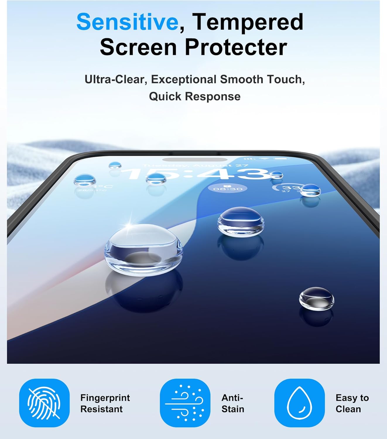 BXYJY for iPhone 16 Pro Case Wallet with Screen Protector (Tempered Glass), Card Holder (4-5 Cards), Slide Camera Cover, Military Grade Drop Proof, Heavy Duty Men Women Case for iPhone 16 Pro, Black