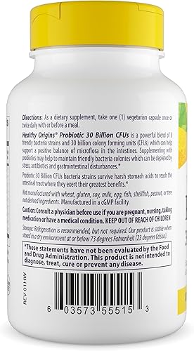 Miniatura 3 de Probióticos Healthy Origins con treinta mil millones de UFC, Healthy Origins123, 1, 1