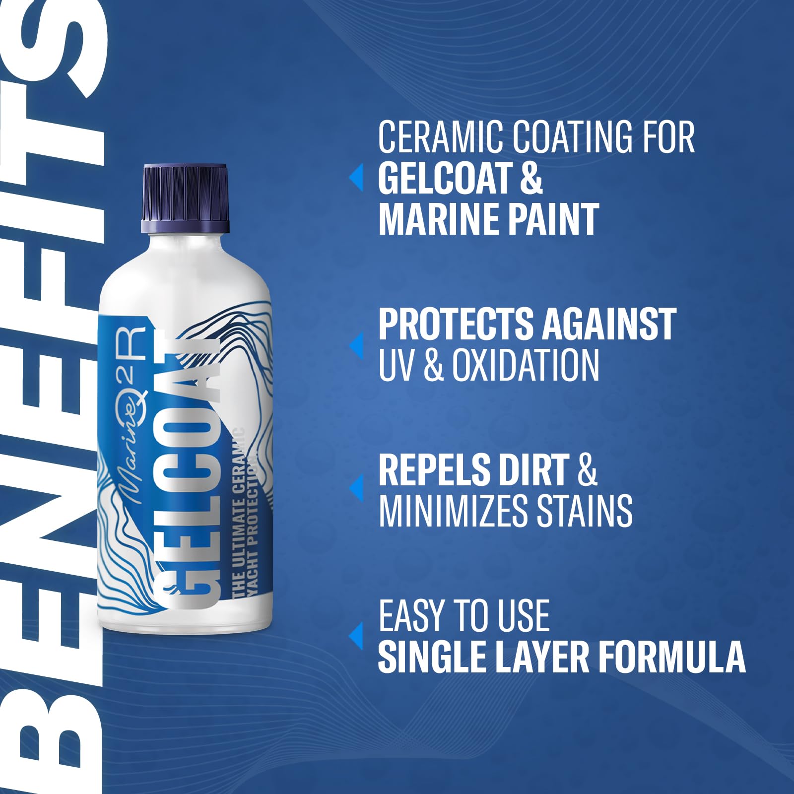 GYEON Quartz Gelcoat 100 ml – Massima Protezione in Ceramica per gelcoat, Barche, imbarcazioni Personali e Yacht – Resistente all'Acqua salata