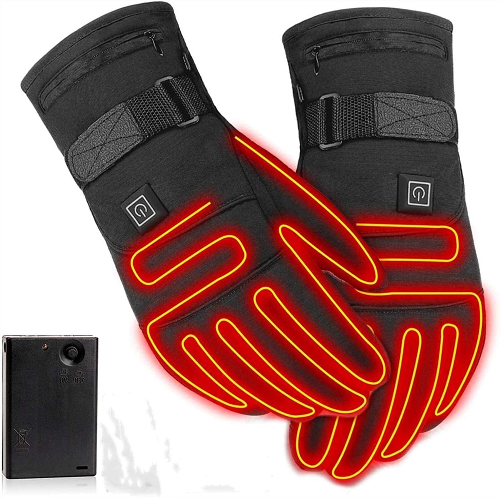 Gants chauffants imperméables pour éliminer les mains gelées grâce au contrôle intelligent