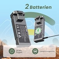 Holy Stone HS290 Összecsukható Drón 1080P Kamerával, FPV Élő Közvetítéssel, Hosszú Repülési Idővel, Optikai Pozicionálással, Kezdőknek és Gy 6