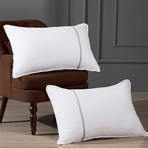 Bed Pillows Queen Size Set of 2 Firm Hotel Pillows for Sleeping Cooling Pillows for Side Back Sleepers