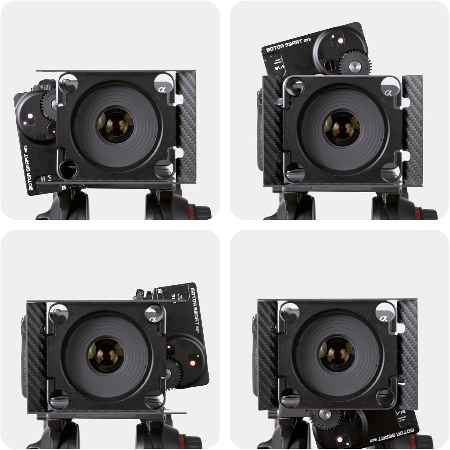 PDMOVIE Ultra-Lightweight Mini Matte Box, Specially Designed for Small Lenses (Including 9 - Stop ND Filter)
