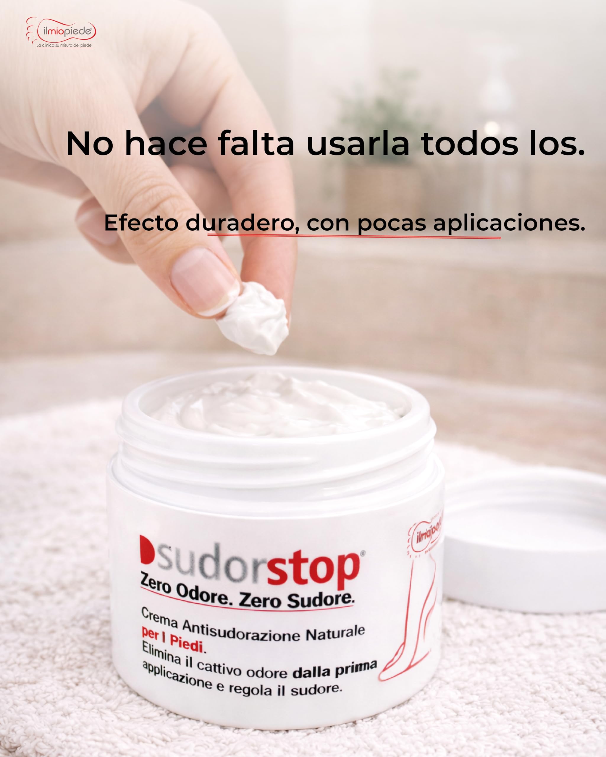 Sudorstop Crema para Pies Reduce Sudor Excesivo Mal Olor
