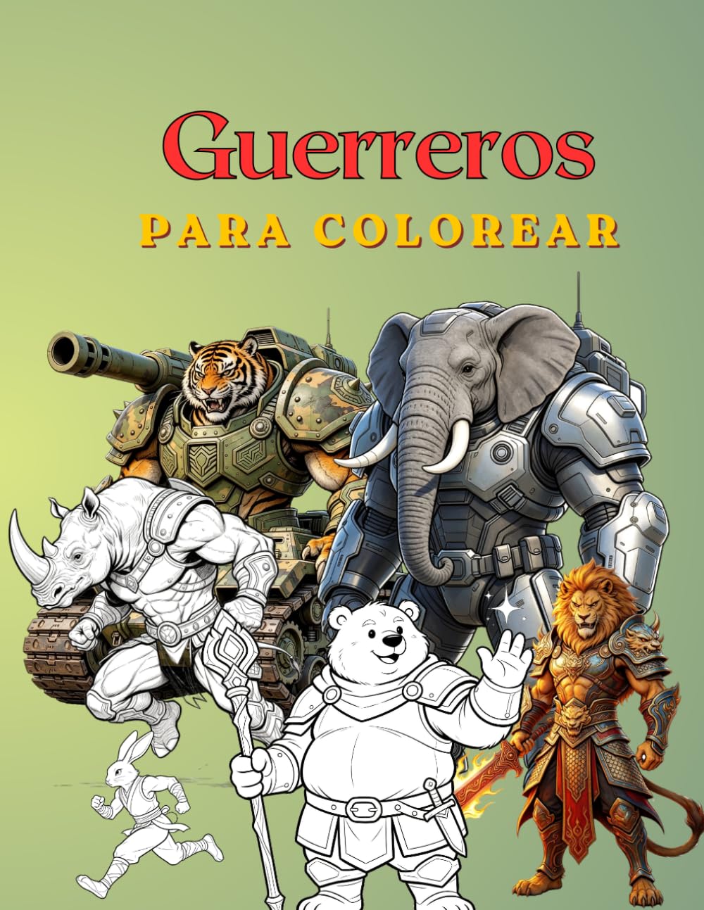 Guerreros para colorear: Guerreros mágicos