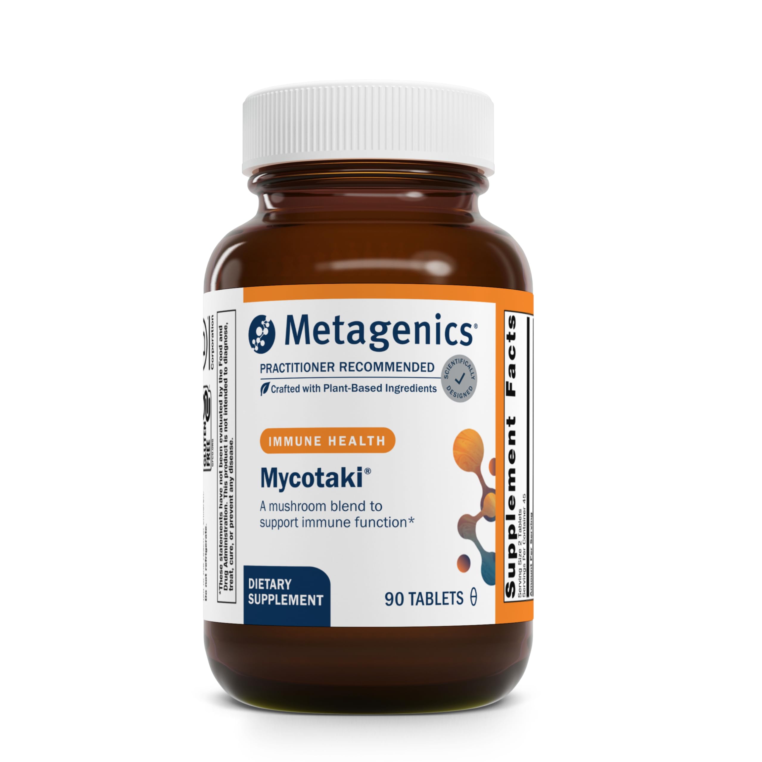 Metagenics Mycotaki Adaptogenic Mushroom Blend, 90 Tablets