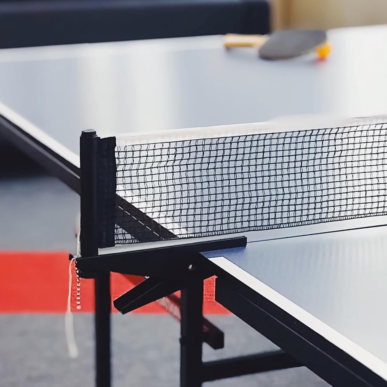 2PCS Ping Pong Net Compatible with Stiga, Durable Table Tennis Net with Chain Tension System, Adjustable for Regulation 60" Tables, Stable for Indoor/Outdoor Matches
